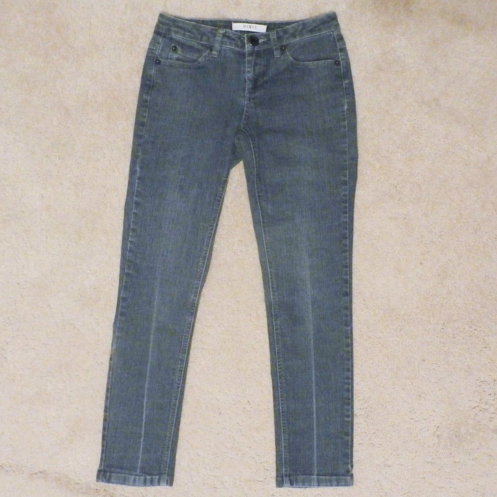 MIXIT LADIES SIZE 6 SKINNY LEG STRETCH JEANS 30" Waist, 29 1/2" Inseam, 8" Rise